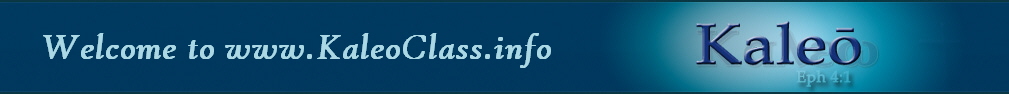 Welcome to www.KaleoClass.info