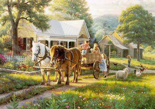 The day of the Fair was anticipated for months and worked towards all year. Not simply because the activities and contests, but because folks were reunited with friends and become a part of the community again. Life in the country or on the farm made folks more unique and independent. The challenge of survival encouraged stronger family units, and gave one a sense of being in place. Each individual depended on the other to do their part and be who they should be, One gained a great sense of accomplishment by working the land, but also a powerful thirst for seeing other folks whenever there was a reason. Put all this together and see the excitement on the Day Of The Fair.