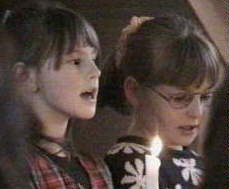 Kids singing at Christmas Eve Service  (JPEG)